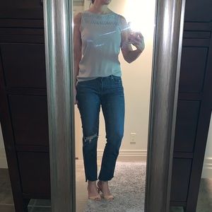 Limited size small grey top